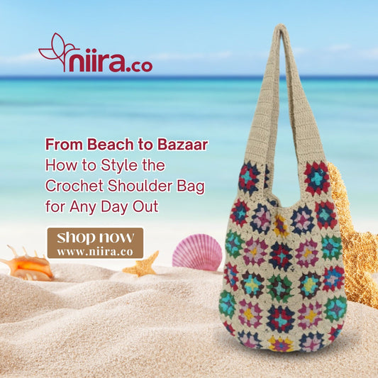 From Beach to Bazaar_ How to Style the Crochet Shoulder Bag for Any Day Out