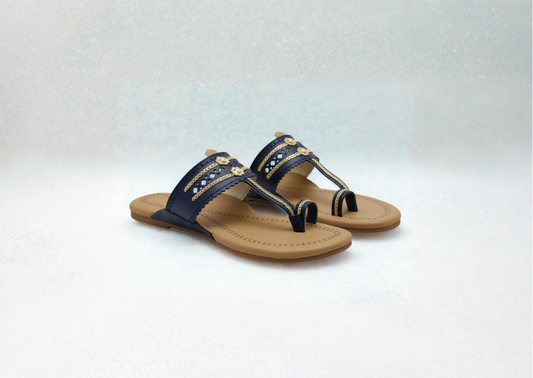 Women Kolhapuri | Flat Steps Super Soft Kols by NIIRA| Stylish & Comfortable | Handmade by Local Artisans