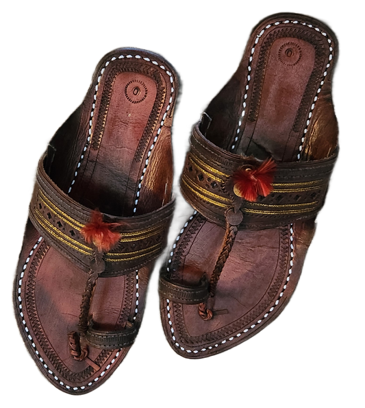 Royal Dark Kolhapuri Chappal