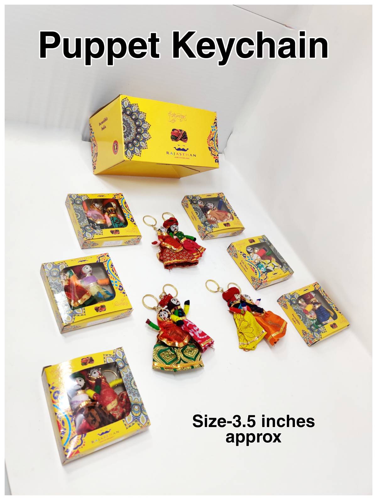Rajasthani Puppet Keychain