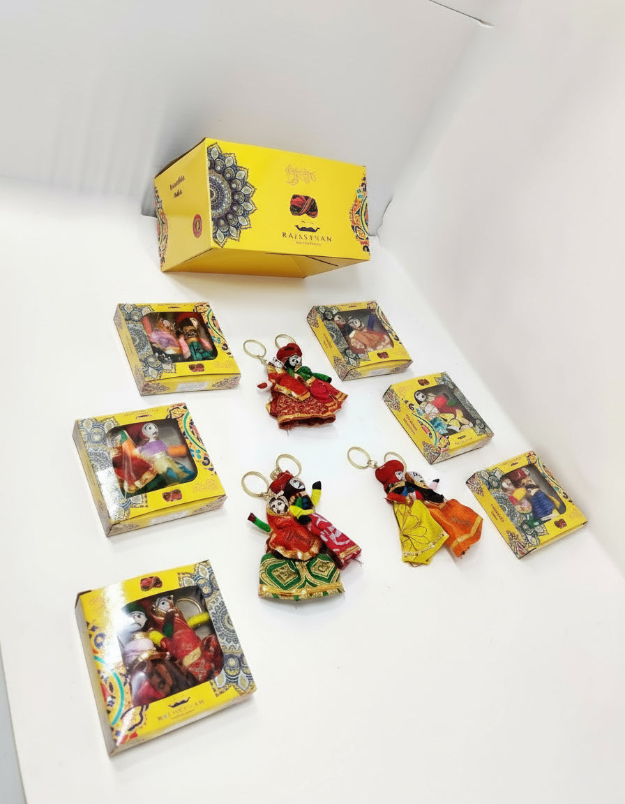 Rajasthani Puppet Keychain
