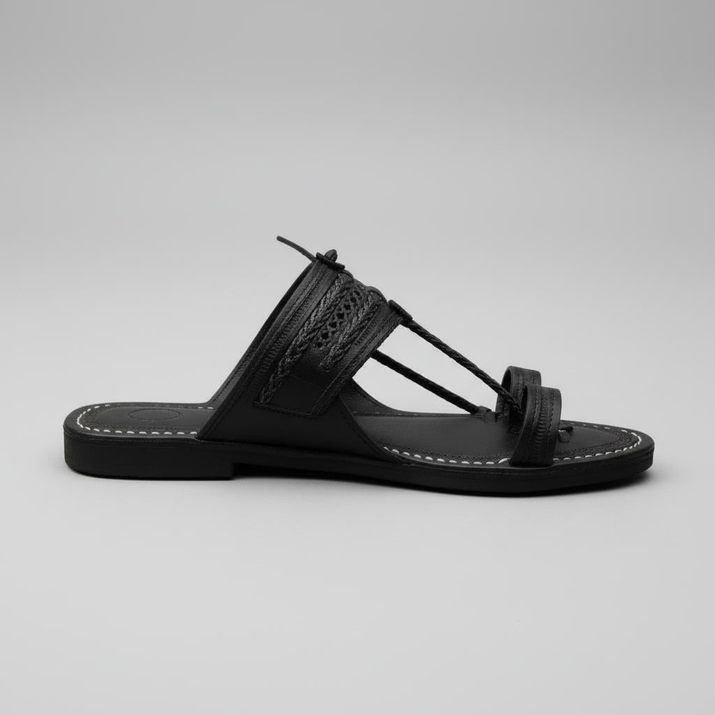 Leather Kolhapuri Chappal Kolhapuri Footwear –