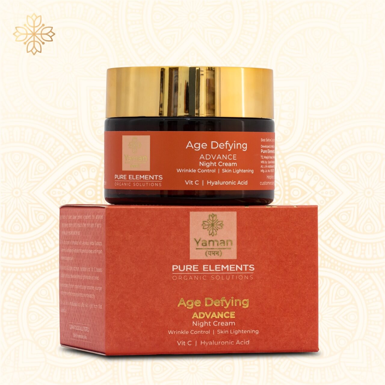 Pure Elements Age Defying Advanced Night Cream - Deep Repair Overnight | NIIRA