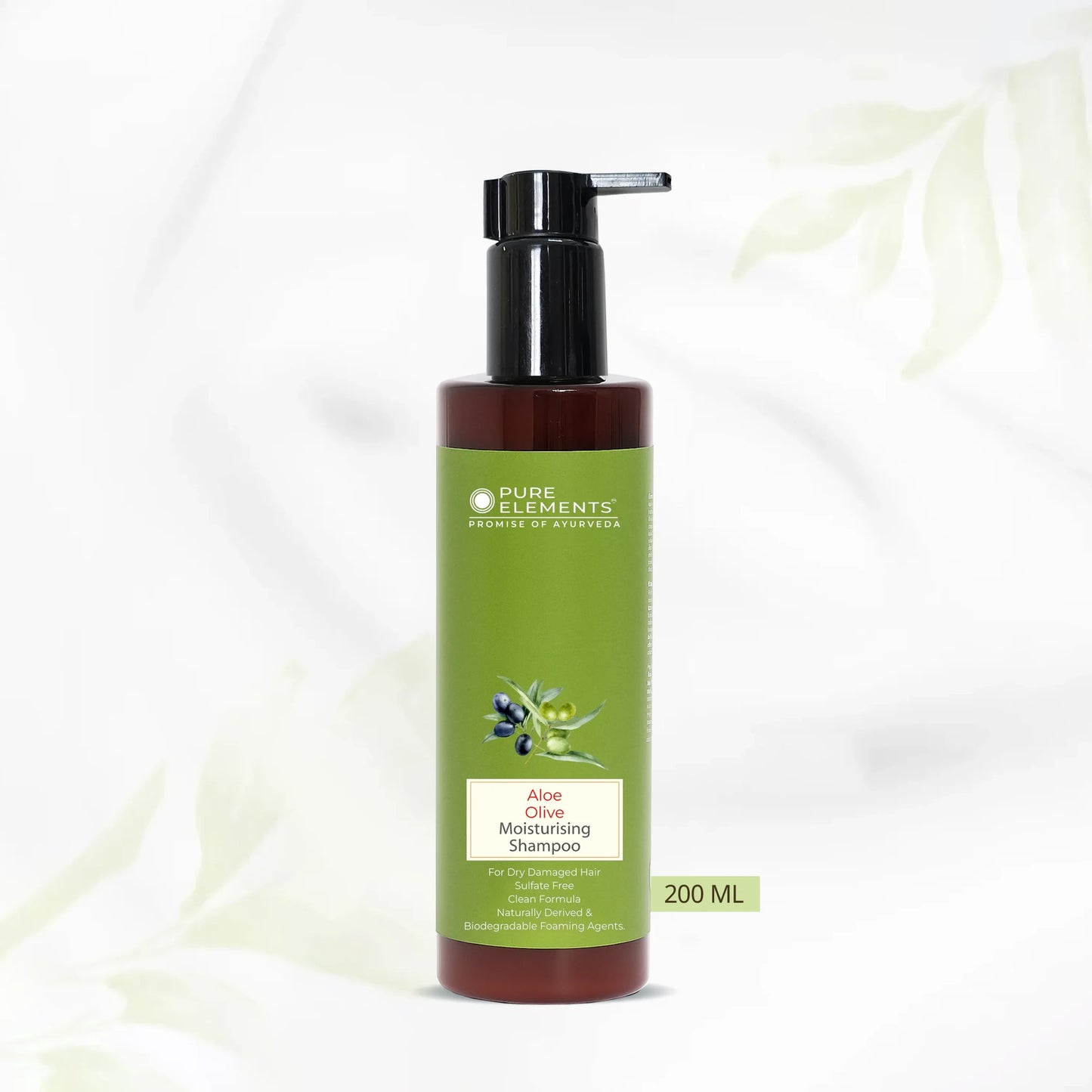 Pure Elements Aloe Olive Moisturising Sulfate-Free Shampoo by NIIRA