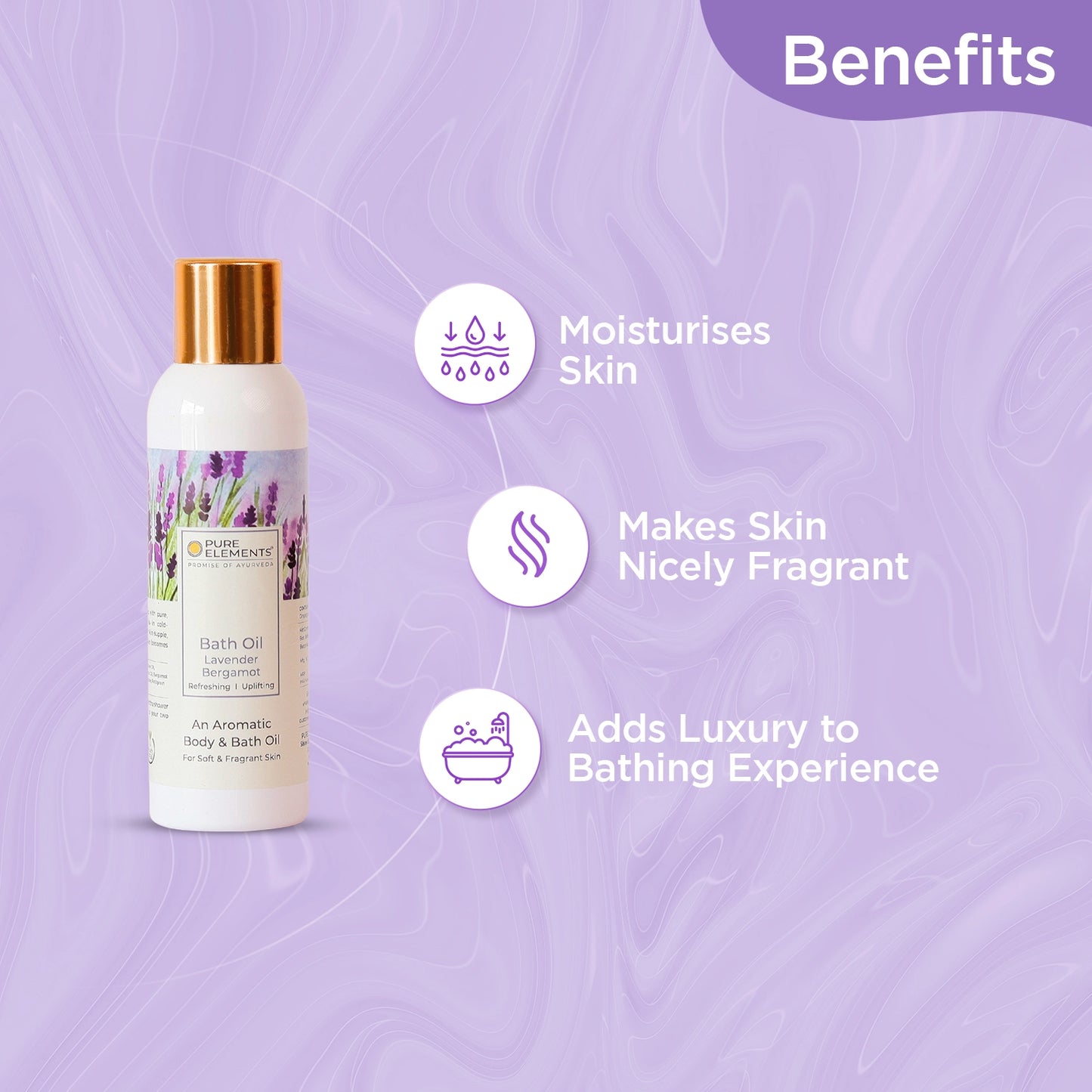 Lavender Bergamot Bath Oil 100 ML