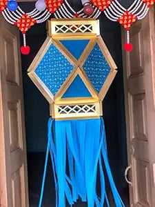 Traditional Fabric Diwali Lantern ( Kandil )
