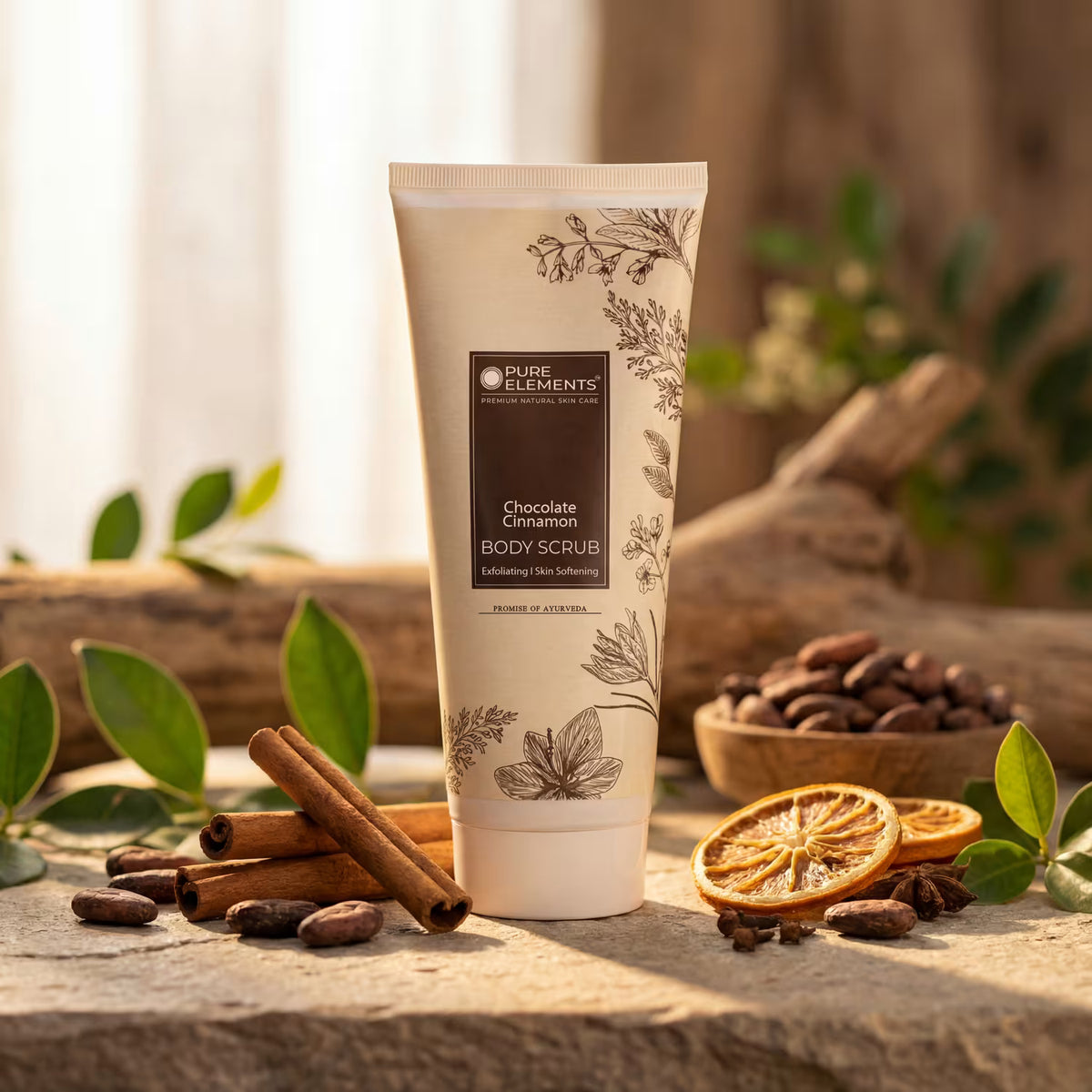 Chocolate Cinnamon Body Scrub - 200 GMS