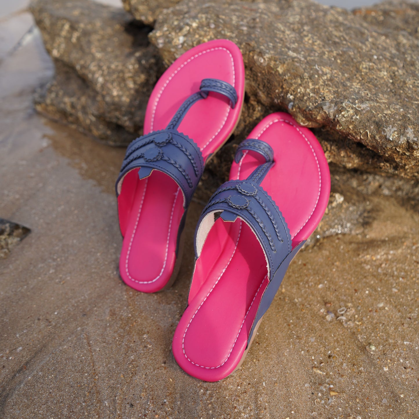 Women Kolhapuri | Vastra Super Soft Kols by NIIRA| Stylish & Comfortable | Handmade by Local Artisans