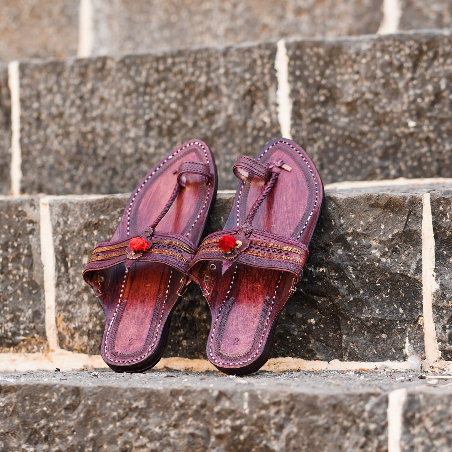 Royal Dark Kolhapuri Chappal