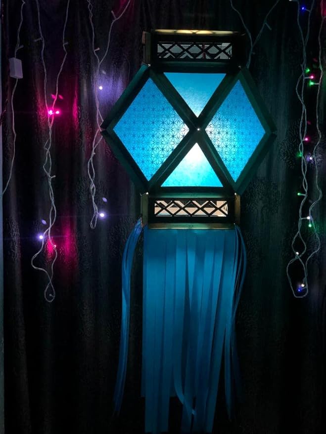 Traditional Fabric Diwali Lantern ( Kandil )