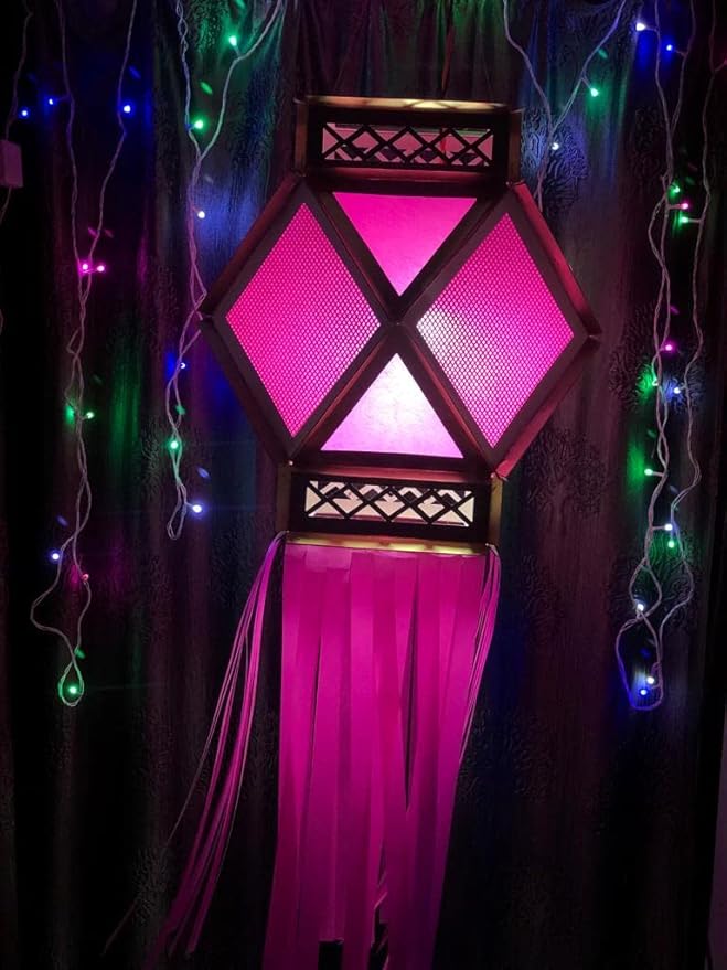 Traditional Fabric Diwali Lantern ( Kandil )