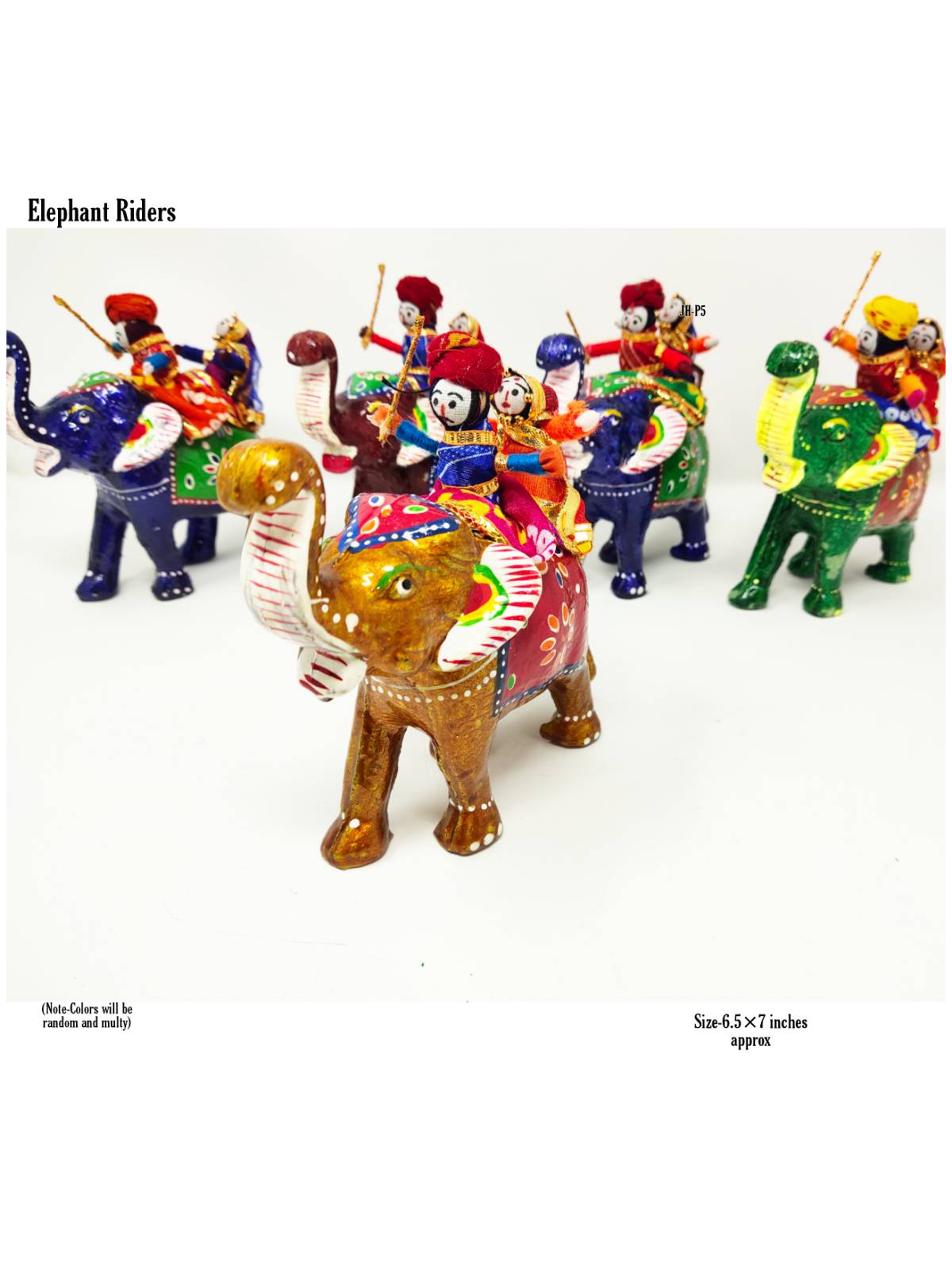 Rajasthani Elephant Riders Doll