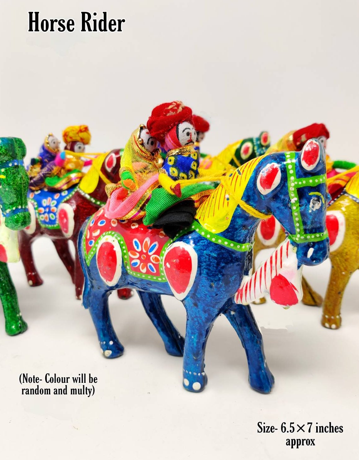 Rajasthani Horse Riders Doll
