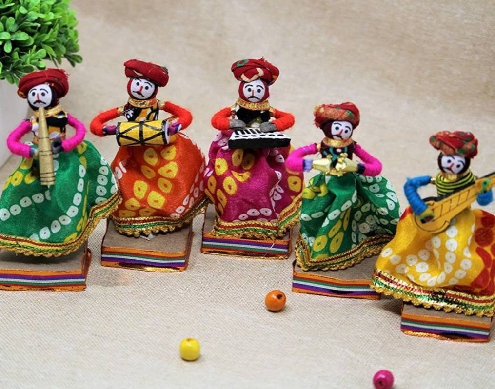 Small Sitting Babla Male with musical instruments