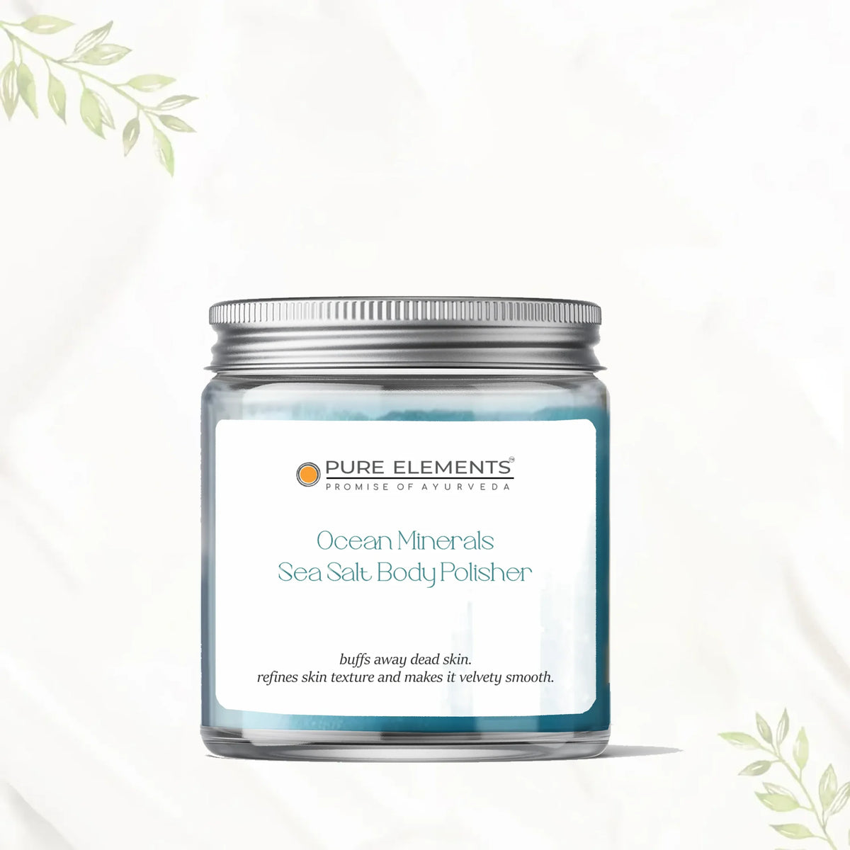 Pure Elements Ocean Minerals Sea Salt Body Polisher 400g by NIIRA, exfoliating sea salt scrub
