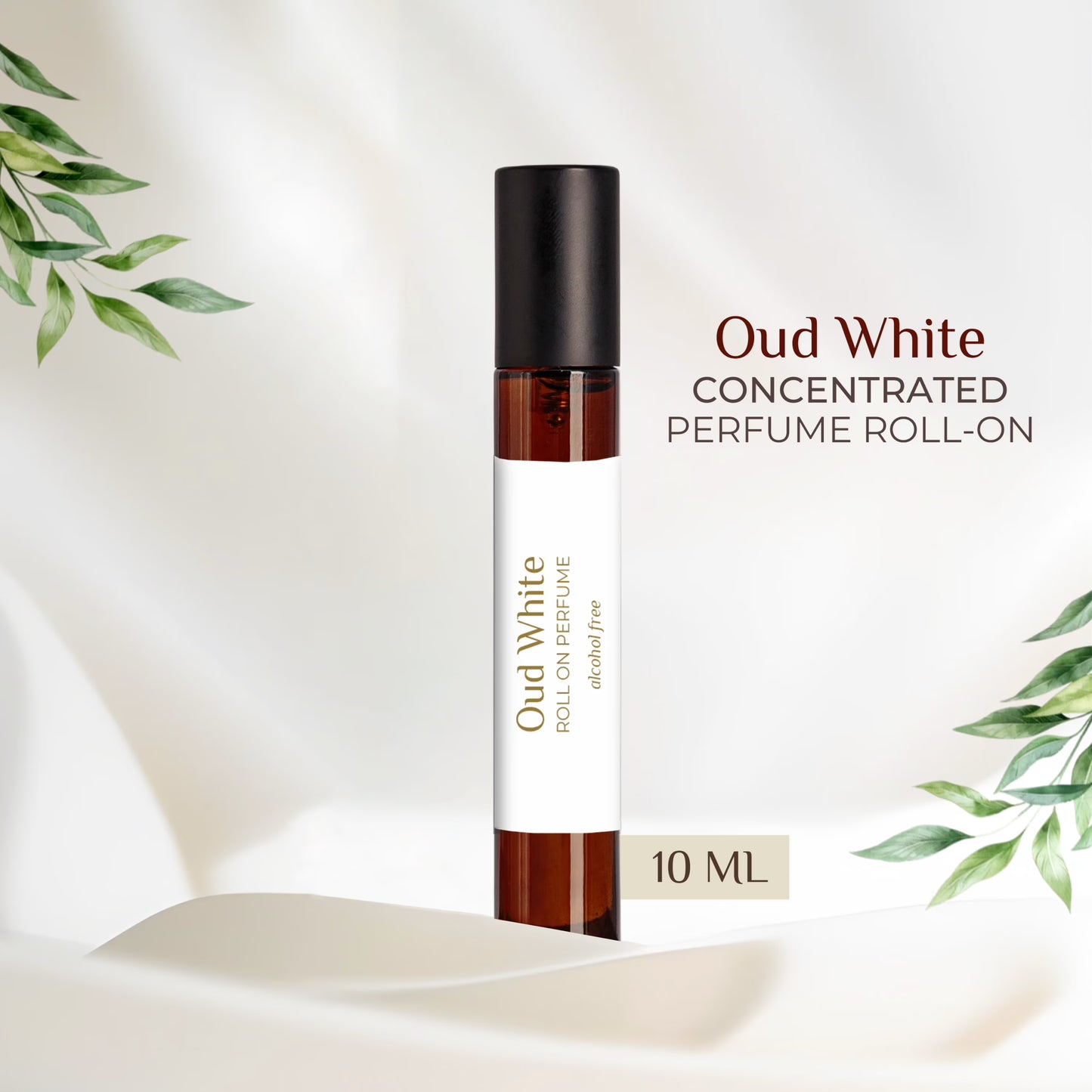 Out White Perfume Roll On 10ml by NIIRA, handcrafted attar in easy roll-on form
