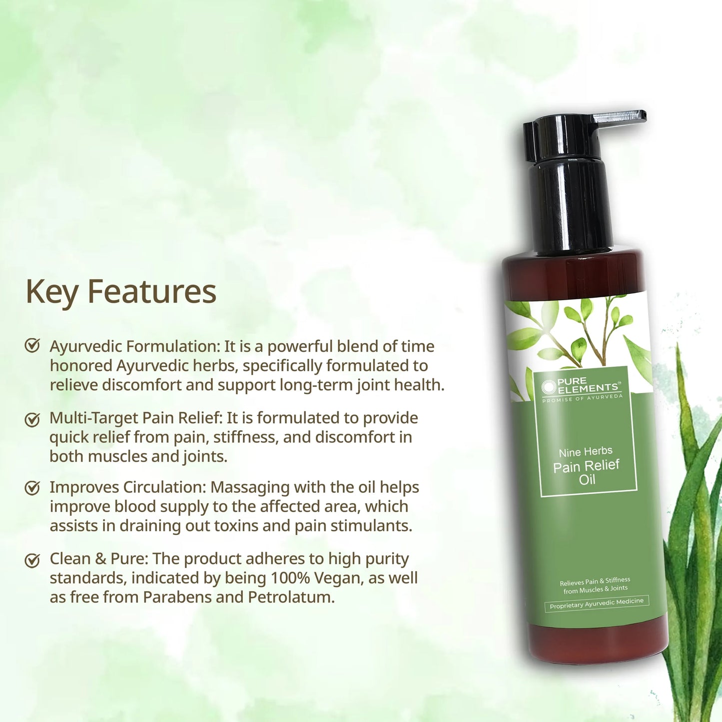 Nine Herbs Pain Relief Oil