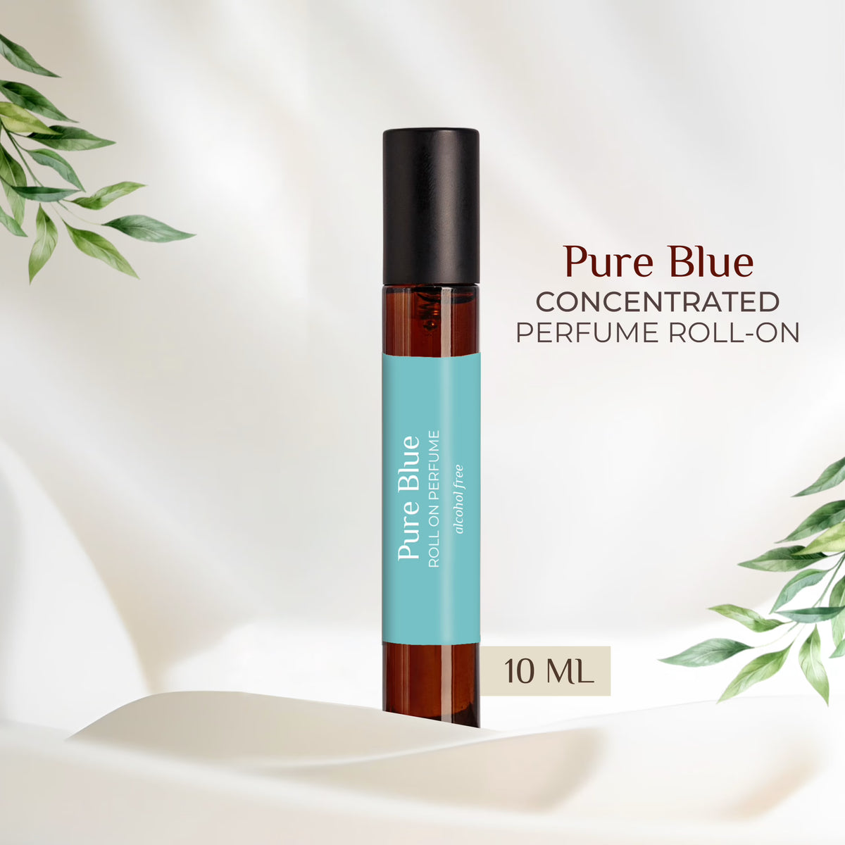 Pure Blue Perfume Roll On 10ml by NIIRA, handcrafted attar in easy roll-on form