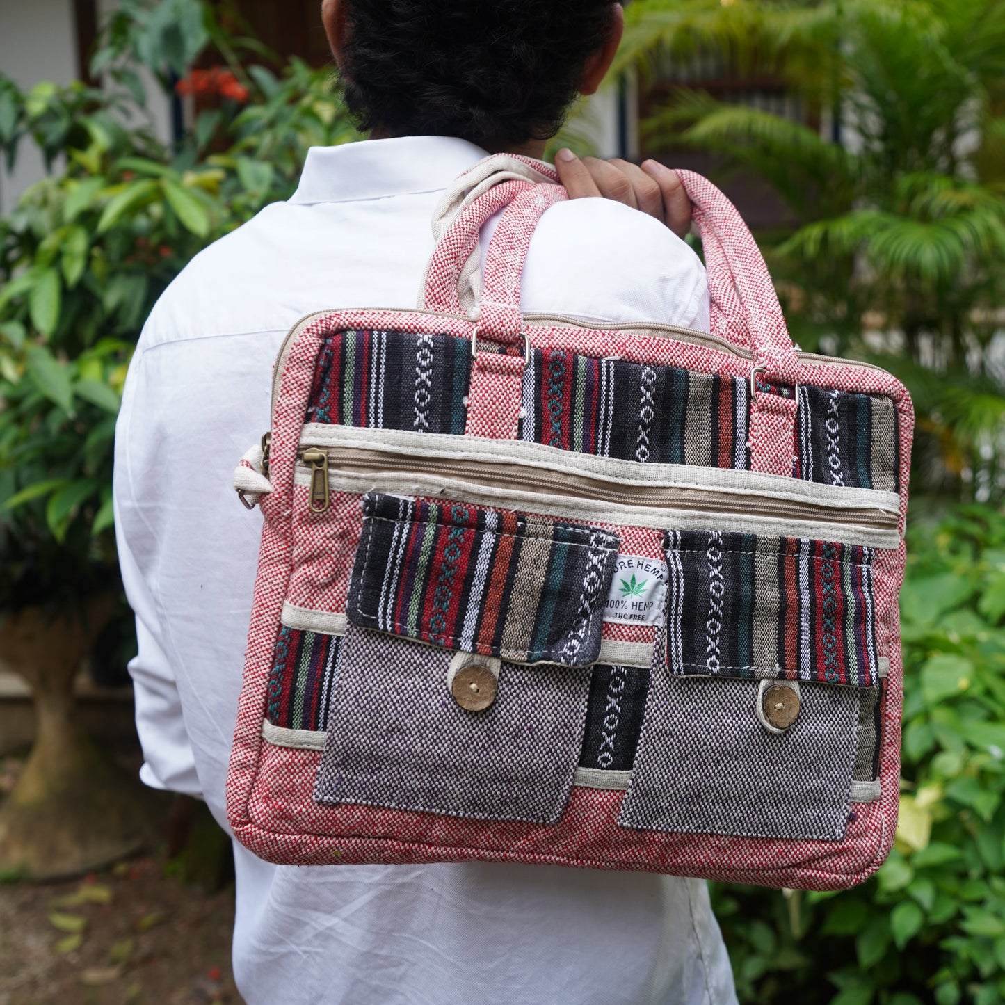 Hemp Laptop Bag – Eco-Friendly, Durable & Stylish Bag