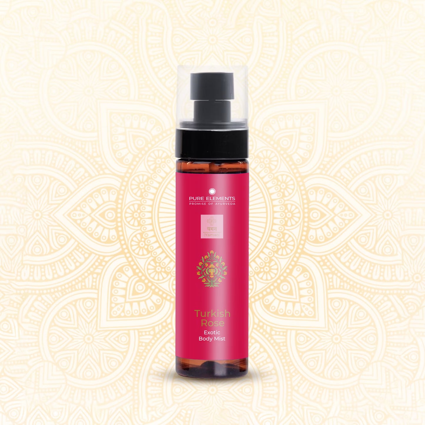 Turkish Rose Body Mist 100ml by Pure Elements NIIRA, rose-scented body mist