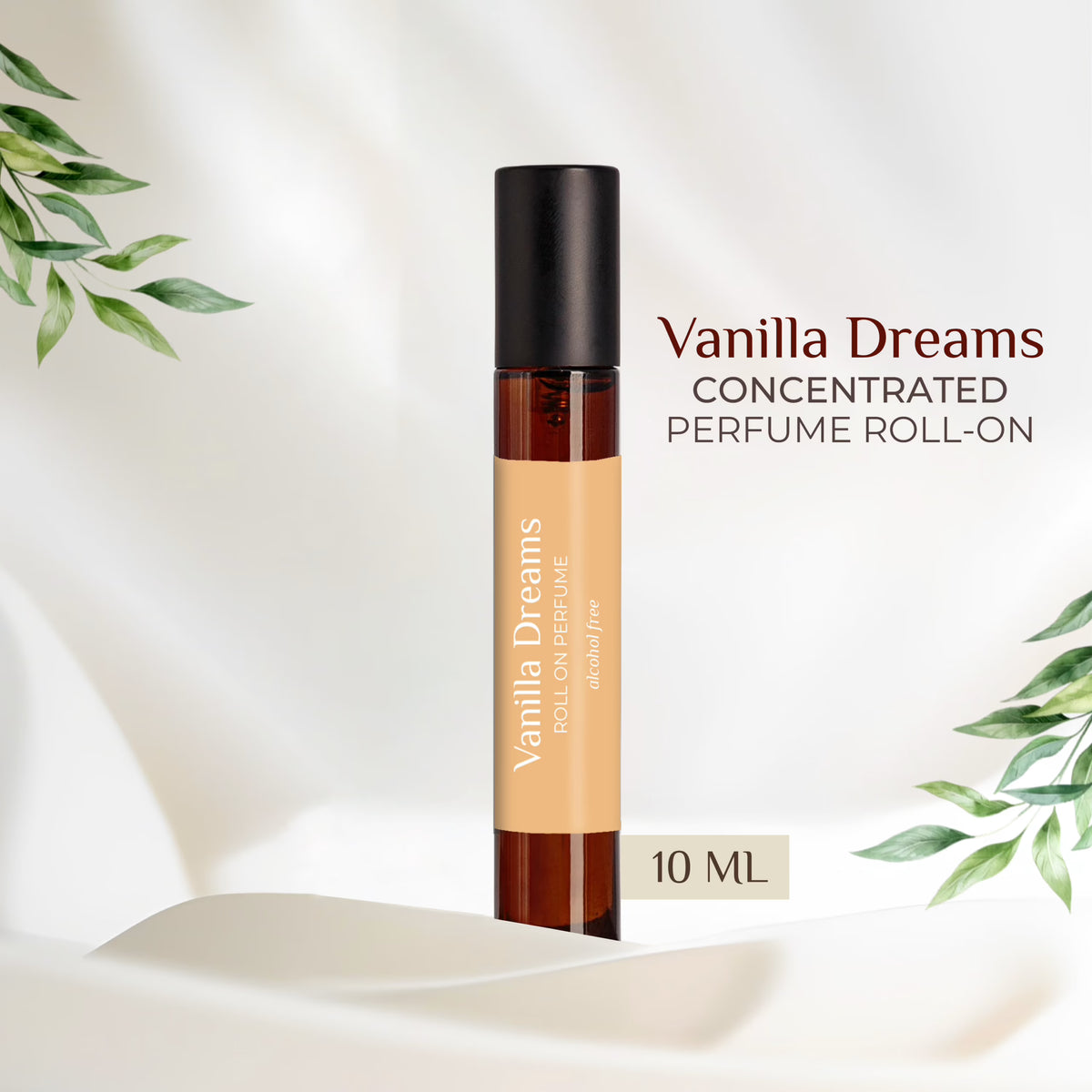 Vanilla Dreams Perfume Roll On 10ml by NIIRA, handcrafted vanilla attar in easy roll-on form