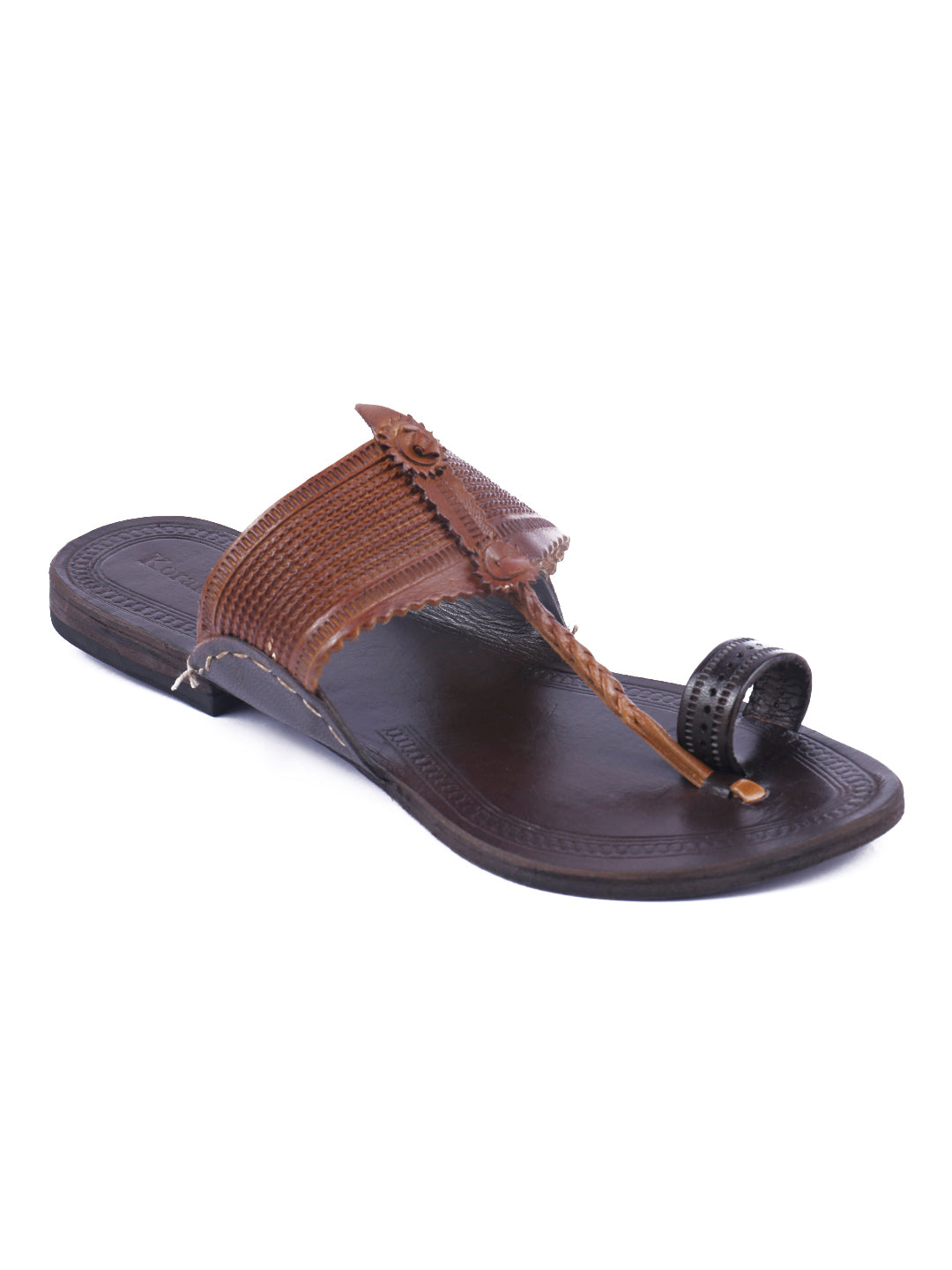 Dual Tone Confort Kolhapuri Chappal for Women