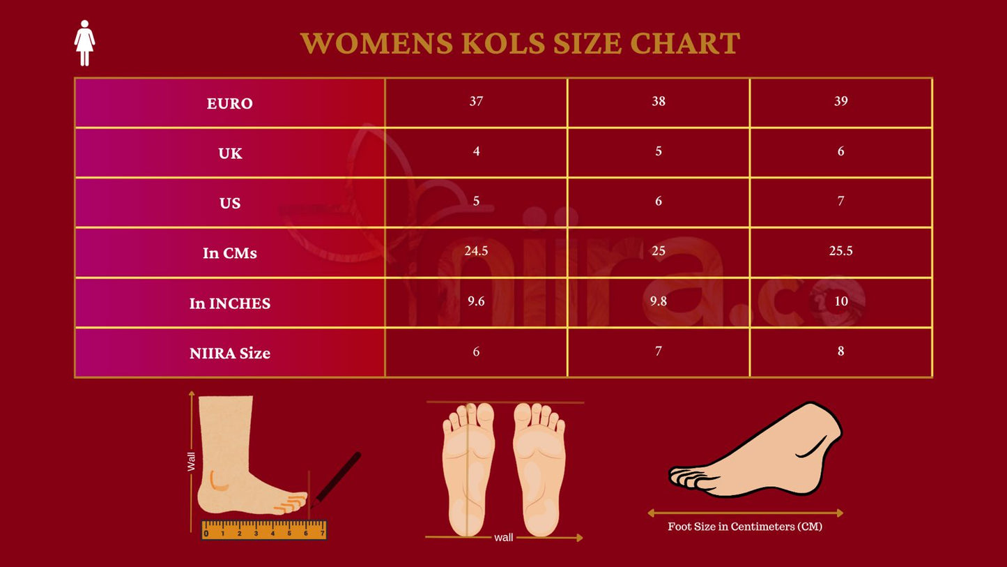 Women Kolhapuri | Vastra Super Soft Kols by NIIRA| Stylish & Comfortable | Handmade by Local Artisans - Light Blue and Peach