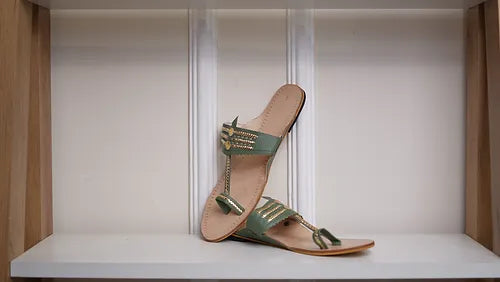 fancy kolhapuri chappal