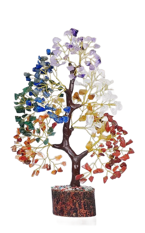 7 Chakras Crystal Tree with 300 Beads