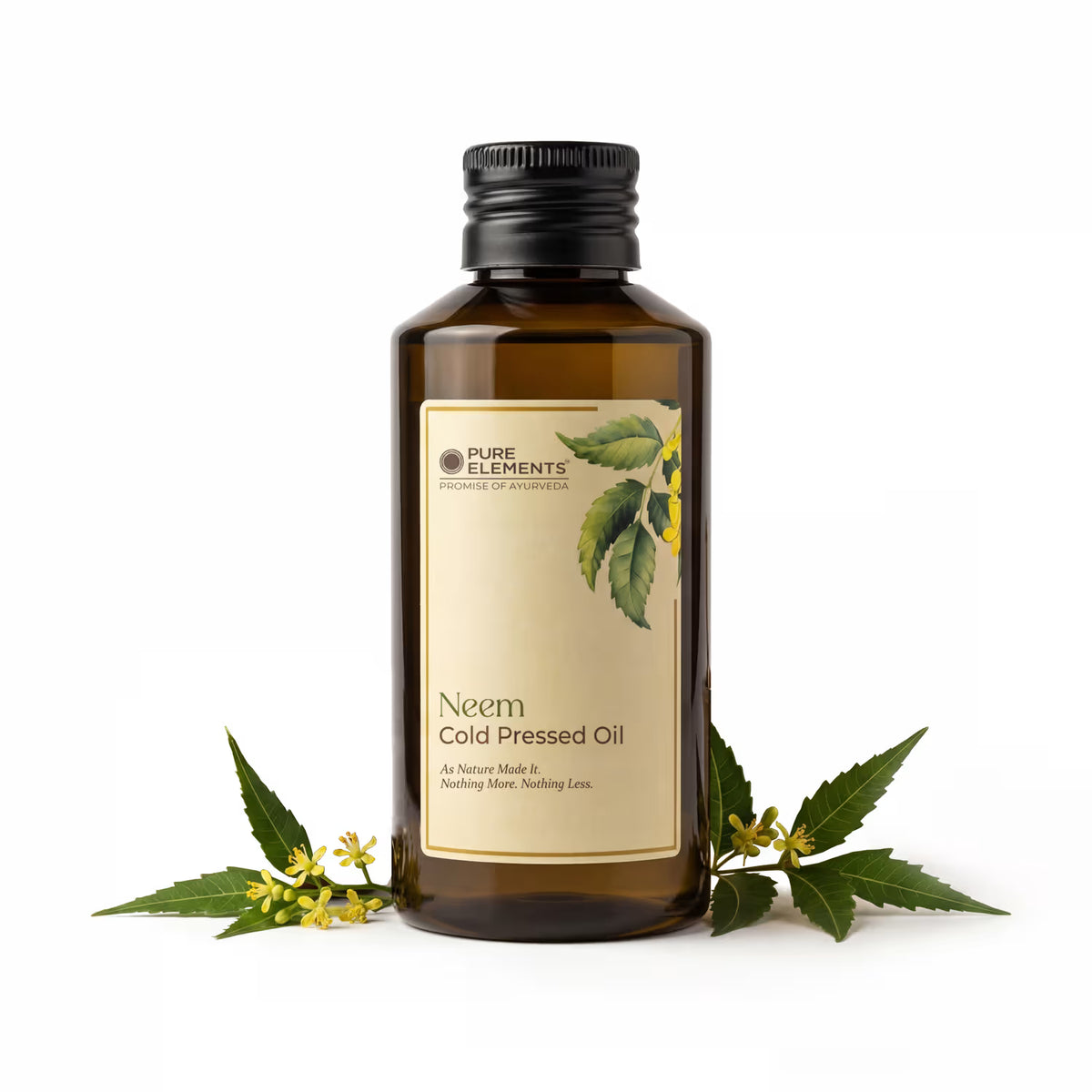 Pure Elements Neem Cold Pressed Oil 100ml by NIIRA, cold-pressed neem oil for skin