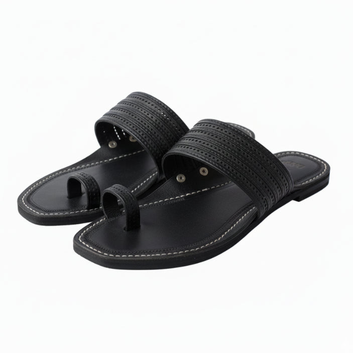 The Toe | Men | Leather Kolhapuri Chappal