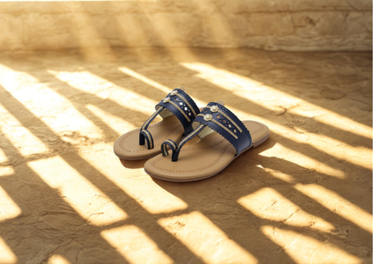 Women Kolhapuri | Flat Steps Super Soft Kols by NIIRA| Stylish & Comfortable | Handmade by Local Artisans