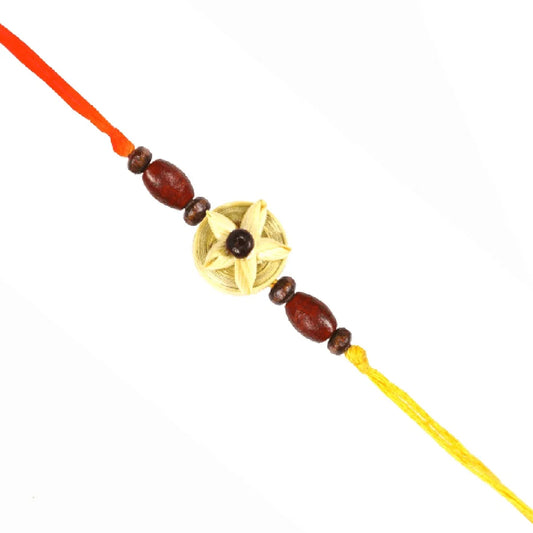 Biodegradable Rakhi - Purna | Bamboo Rakhi Made by Tribal Women