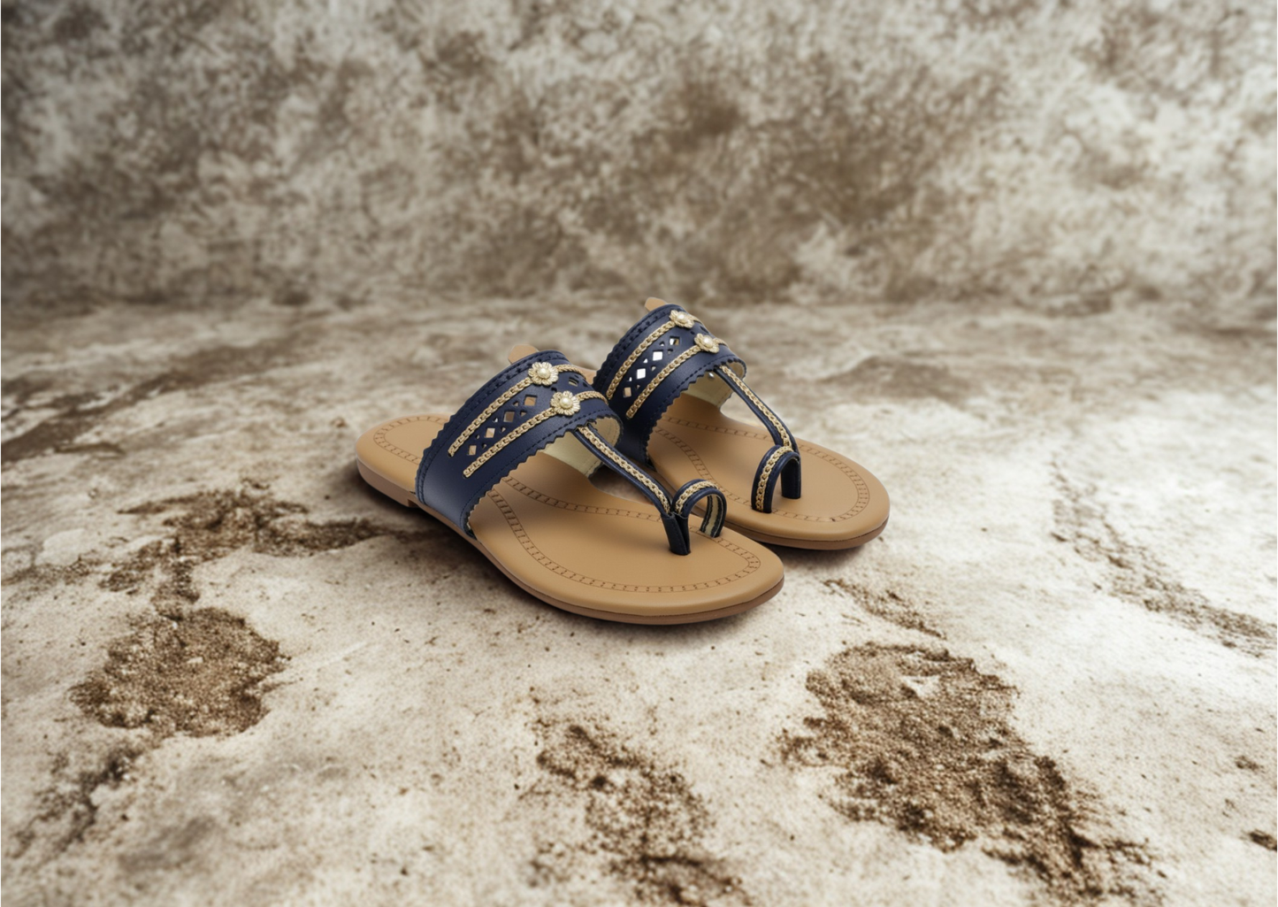 Women Kolhapuri | Flat Steps Super Soft Kols by NIIRA| Stylish & Comfortable | Handmade by Local Artisans