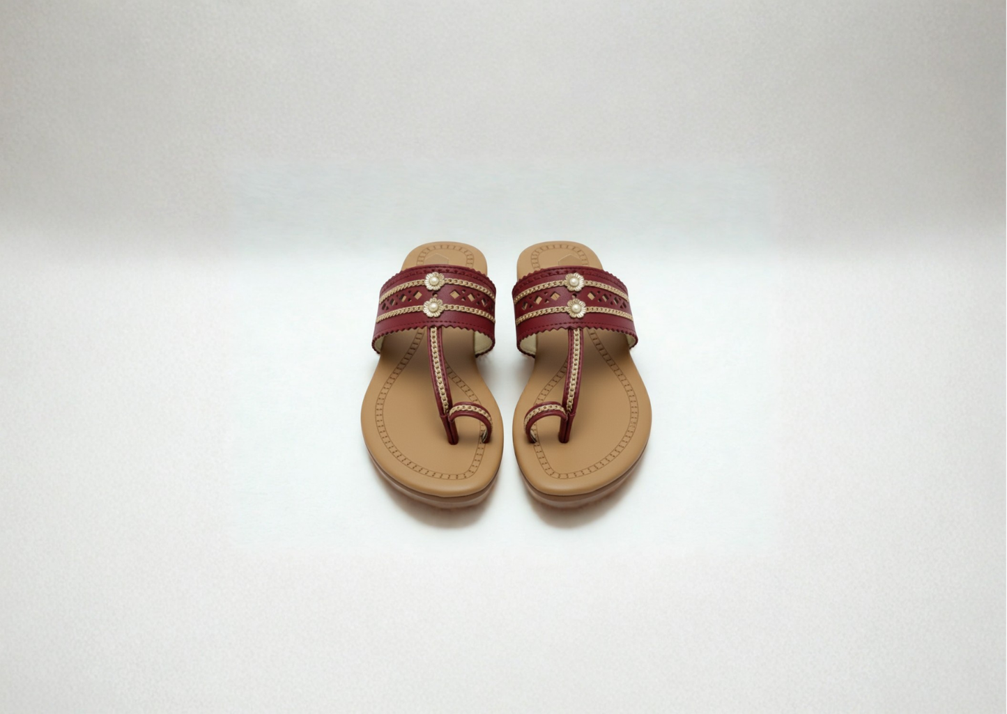 Women Kolhapuri | Flat Steps Super Soft Kols by NIIRA| Stylish & Comfortable | Handmade by Local Artisans