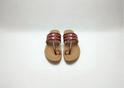 Women Kolhapuri | Flat Steps Super Soft Kols by NIIRA| Stylish & Comfortable | Handmade by Local Artisans