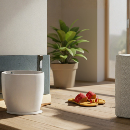 Women Kolhapuri | Diya Super Soft Kols by NIIRA| Stylish & Comfortable | Handmade by Local Artisans - Red and Orange