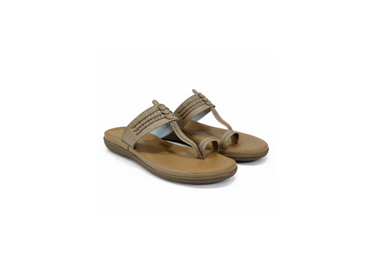 Women Kolhapuri | Earth Super Soft Kols by NIIRA| Stylish & Comfortable | Handmade by Local Artisans