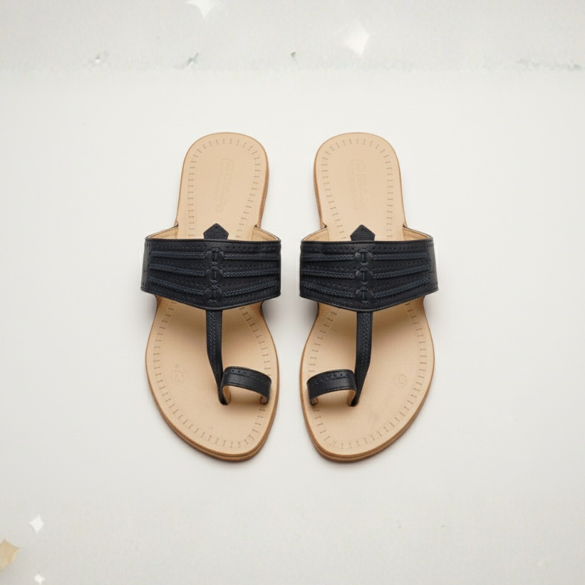 Mens Kolhapuri | Yodha Kols by NIIRA | Comfort Slippers for Men | Soft Straps| Lightweight & Durable | Ideal for Indoor & Outdoor Use