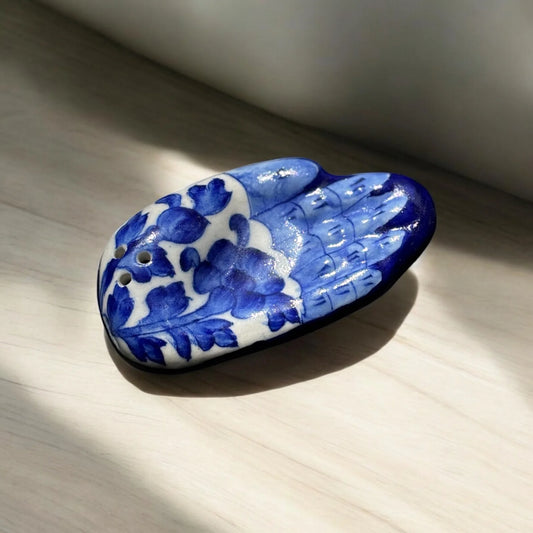 Incense Stick Holder – Hand Shape - Blue