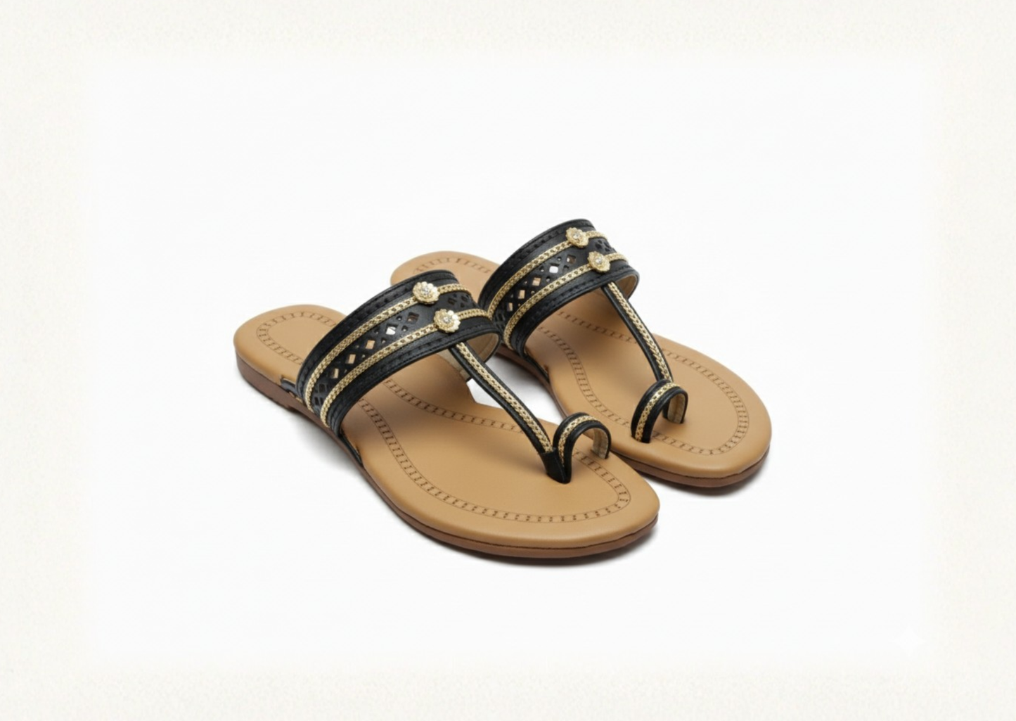 Women Kolhapuri | Flat Steps Super Soft Kols by NIIRA| Stylish & Comfortable | Handmade by Local Artisans