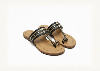 Women Kolhapuri | Flat Steps Super Soft Kols by NIIRA| Stylish & Comfortable | Handmade by Local Artisans