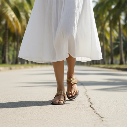 The Mina | Women | Leather Kolhapuri Chappal