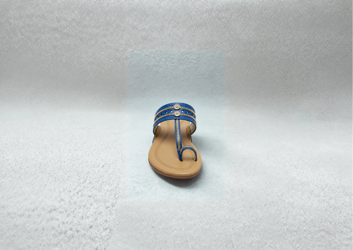 Women Kolhapuri | Flat Steps Super Soft Kols by NIIRA| Stylish & Comfortable | Handmade by Local Artisans