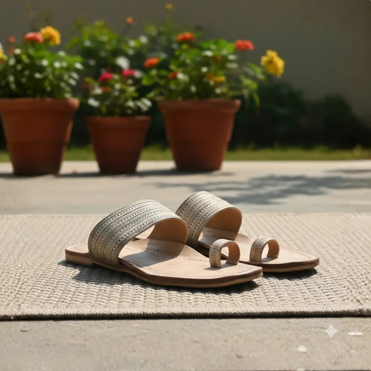 The Toe | Men | Leather Kolhapuri Chappal