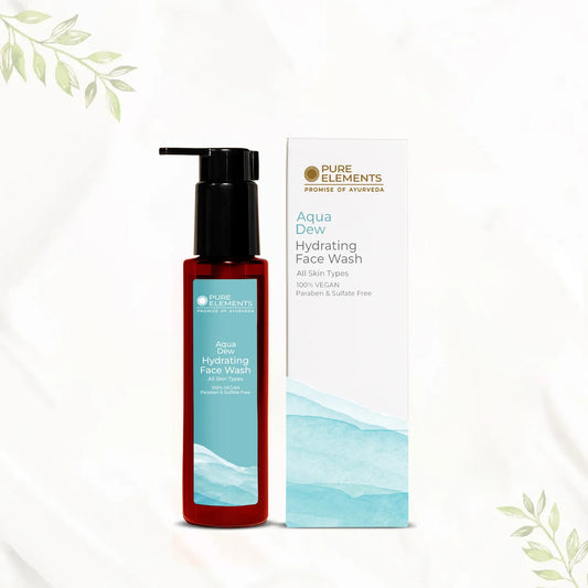 Pure Elements Aqua Dew Face Wash, gentle daily cleanser by NIIRA