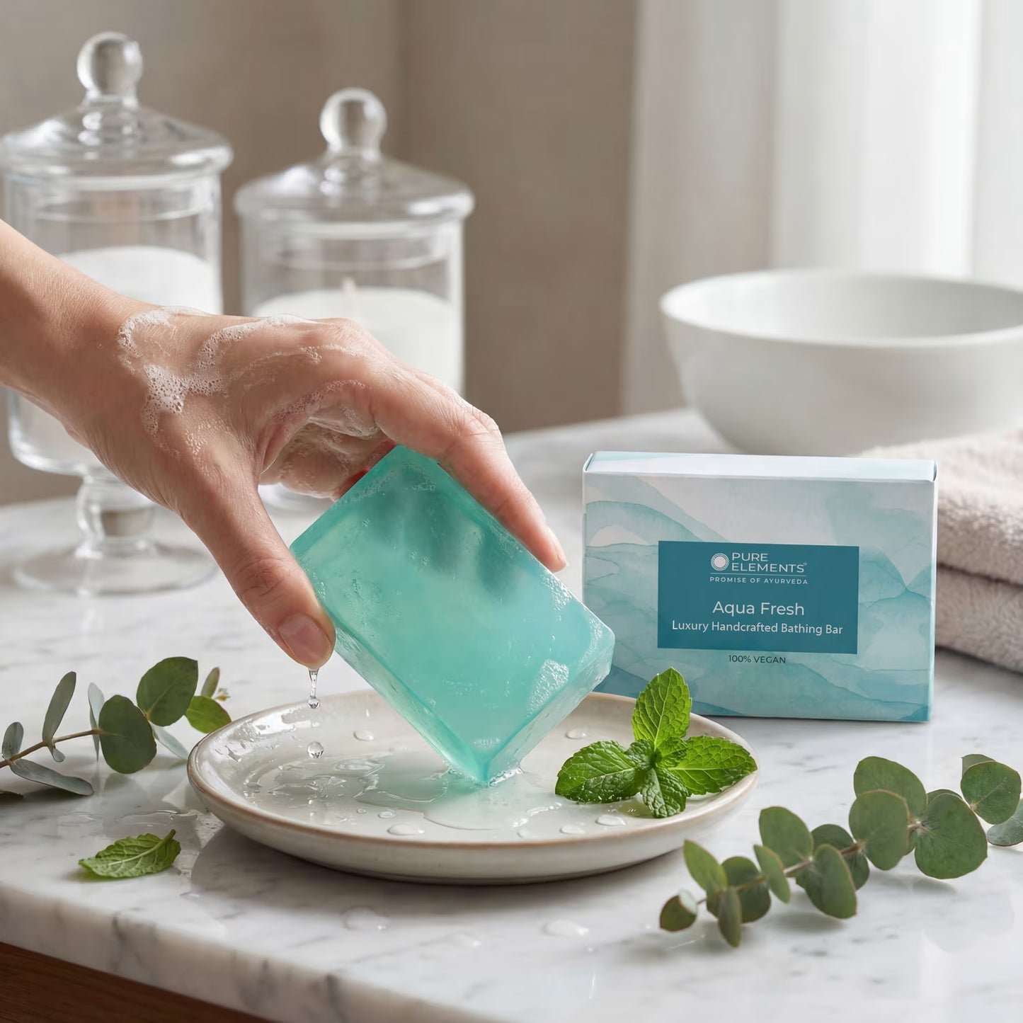 Aqua Fresh Luxury Bath Bar 110 GM