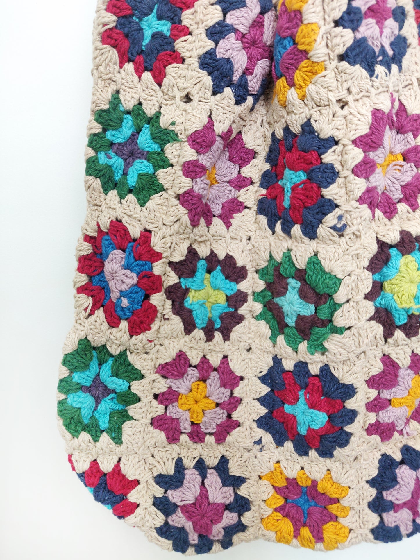 Handmade Crochet Shoulder Bag for Women (Multi Colour )  – Eco-Friendly Knitted Tote for Travel, Beach & Daily Use