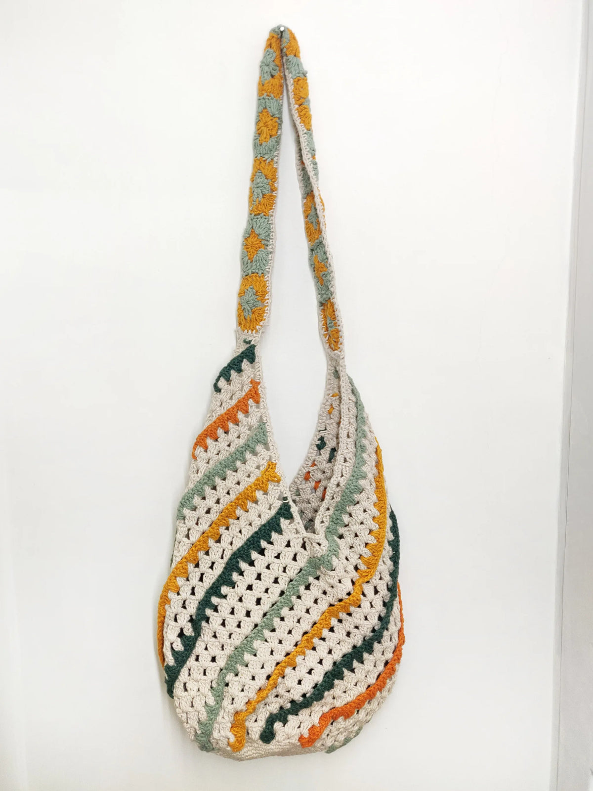 Handmade Crochet Shoulder Bag for Women –  Eco-Friendly Knitted Tote for Travel, Beach & Daily Use