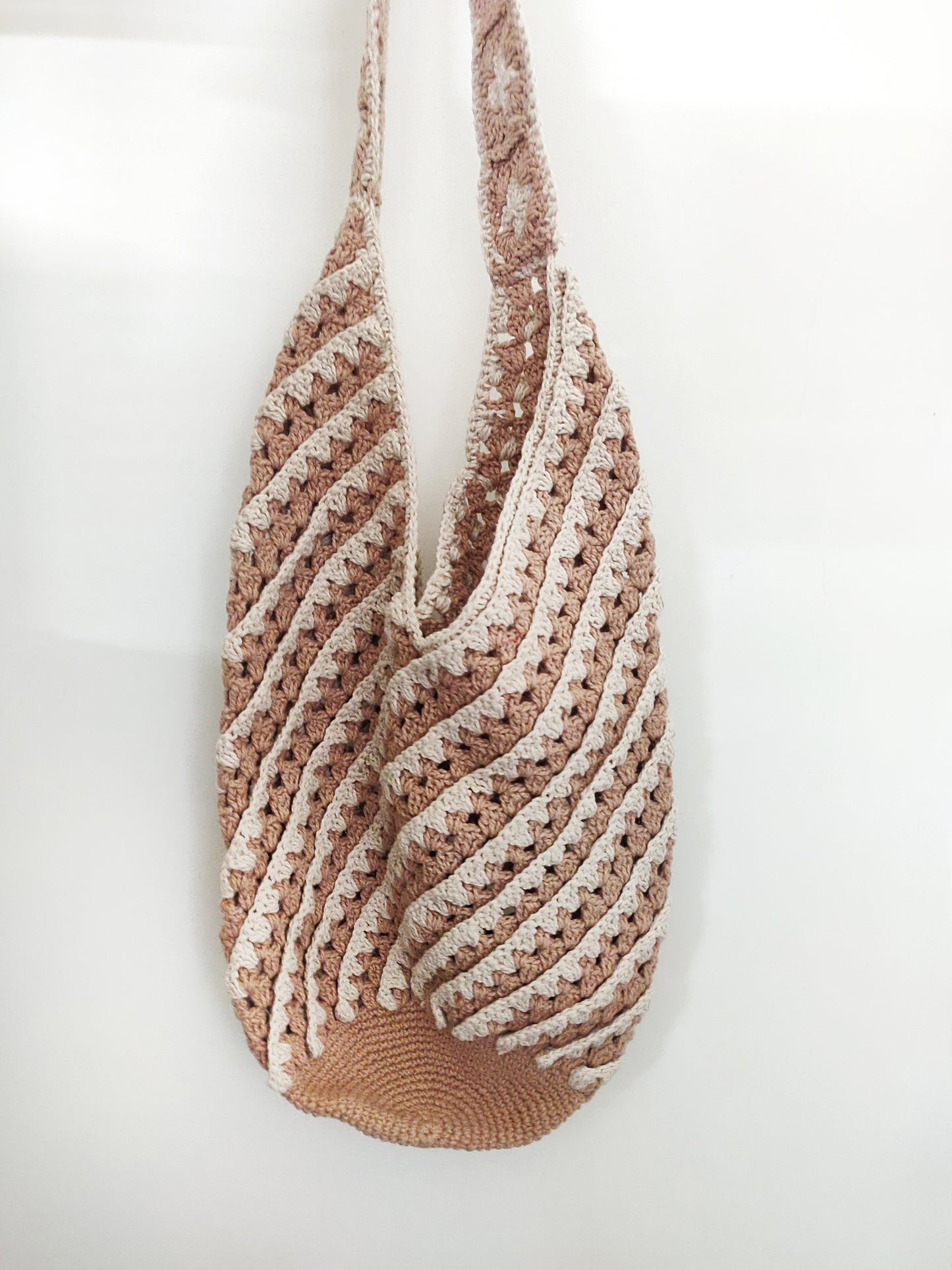 Handmade Crochet Shoulder Bag for Women –  Eco-Friendly Knitted Tote for Travel, Beach & Daily Use